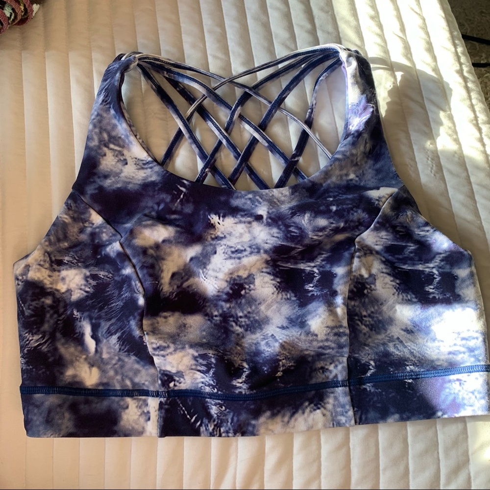 torrid active longline strappy sports bra